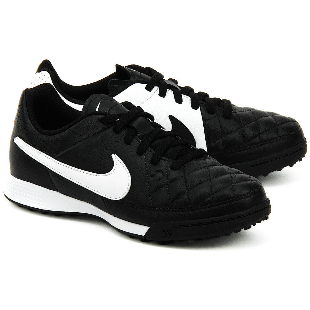 Ghete fotbal Nike Tiempo Genio Leather TF, Negru, 38 - eMAG.ro
