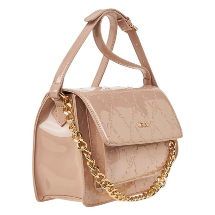 Geanta dama Verde, Piele ecologica, Bej