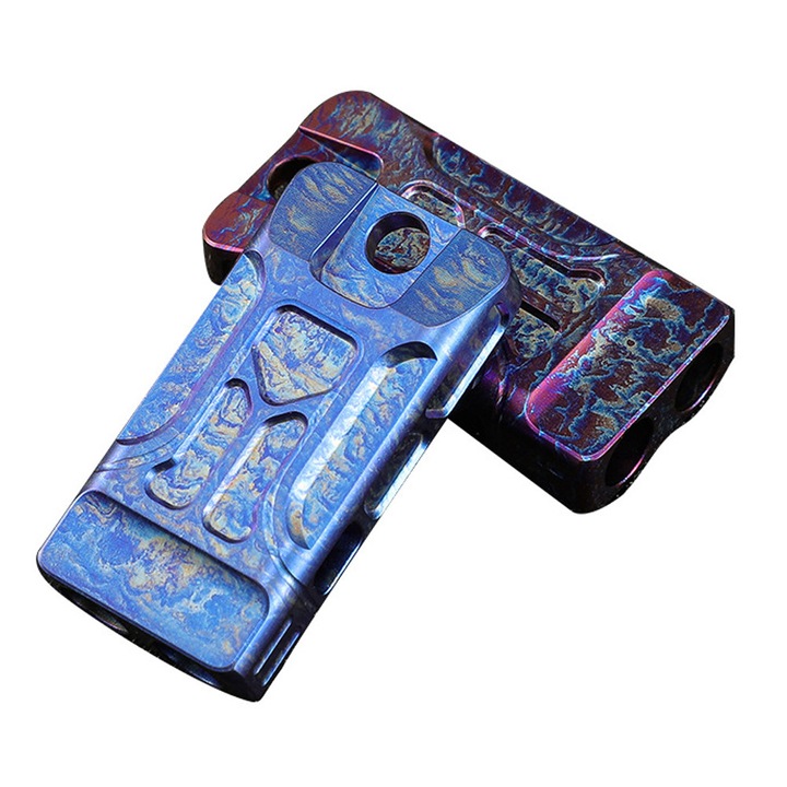 Многофункционален EDC джаджа Enforose, хаптичен плъзгач, титаниева сплав, водоустойчив, преносим, за къмпинг и туризъм