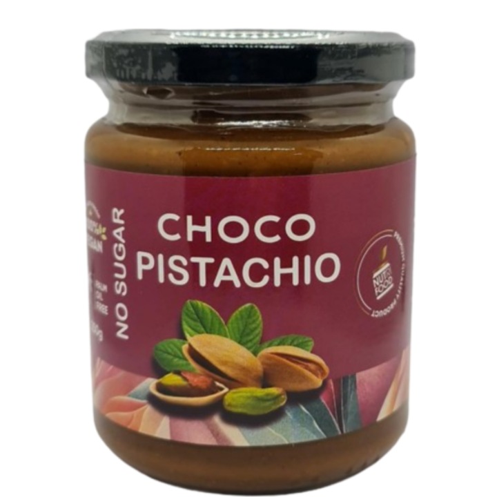 Crema de Fistic cu Ciocolata Vegana, Fara Zahar, 250g