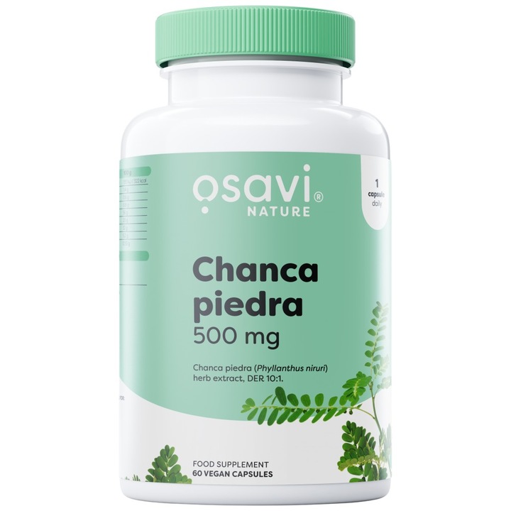 Supliment alimentar Osavi Chanca Piedra 500 mg, 60 capsule