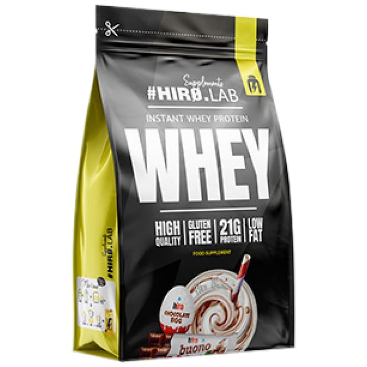 Хранителна добавка Hero.Lab Instant Whey Protein High Quality Whey Concentrate, Kinder Bueno, 750 грама