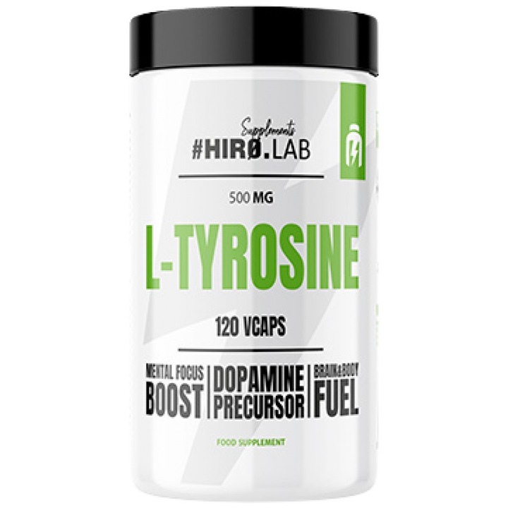 Хранителна добавка Hero.Lab L-Tyrosine 500 mg, 120 капсули