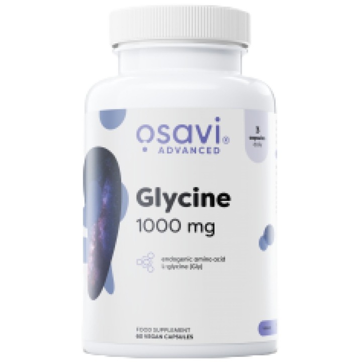 Хранителна добавка Osavi Glycine 1000 mg, 60 капсули
