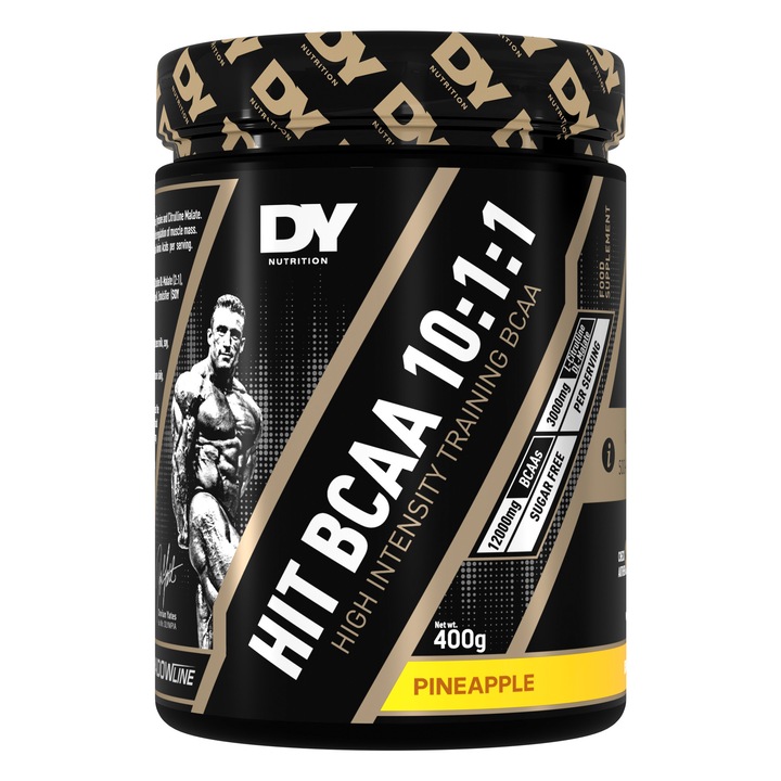 Supliment alimentar Dorian Yates Nutrition High Intensity Training BCAA 10:1:1, Fructe de padure 400 gr