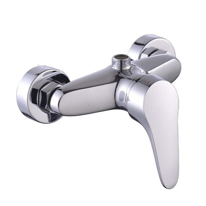 Батерия за душ с една ръкохватка, хром, 150 мм, за топла и студена вода