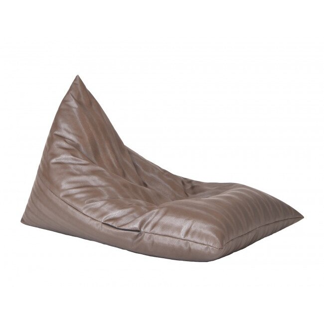 Fotoliu (Mediu) Kudos - Brown Glimmer (GAMA PREMIUM PU) umplut cu perle polistiren (fotoliu sac marca Pufrelax) Fabricat in Romania