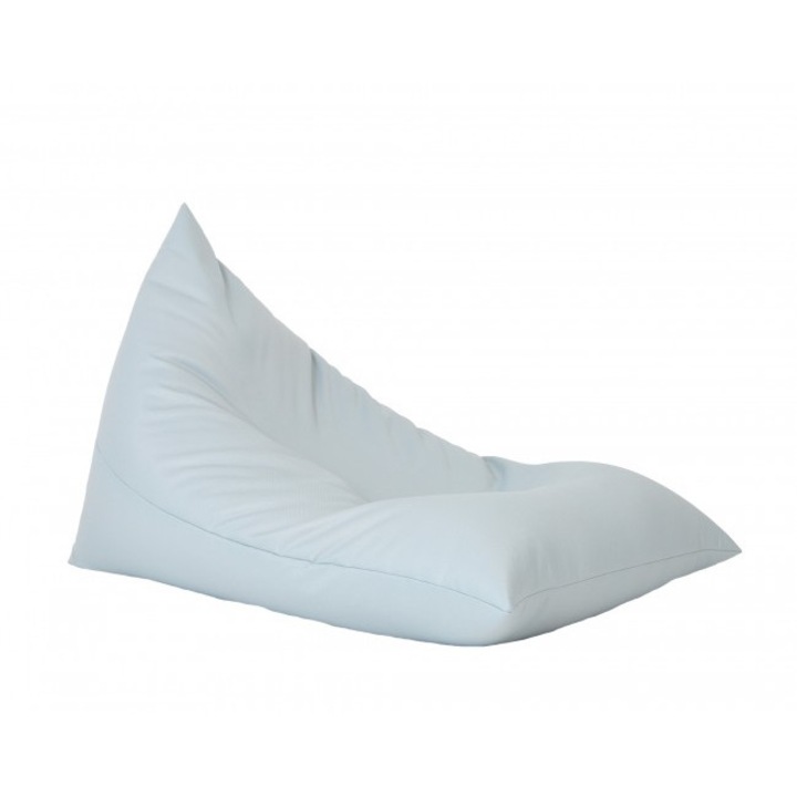 Fotoliu (Mediu) Kudos - Light Blue (pretabil si la exterior) umplut cu perle polistiren (fotoliu sac marca Pufrelax) Fabricat in Romania