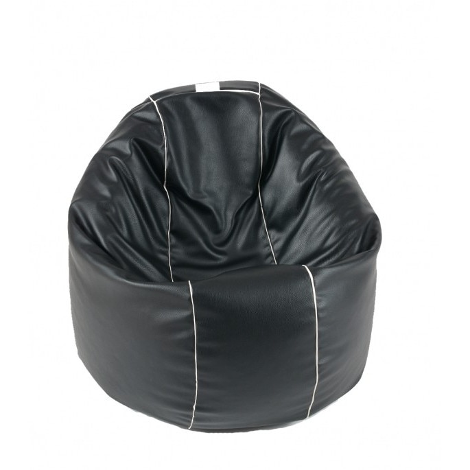 Fotoliu pentru Copii (2-14 ani) Relaxo - Silver Touch (piele eco) umplut cu perle polistiren (beanbag marca Pufrelax) Fabricat in Romania