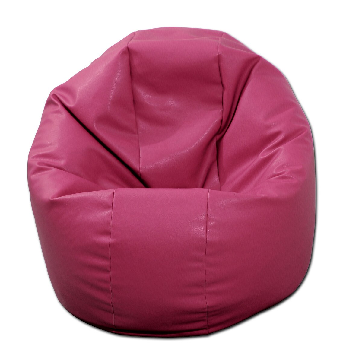 Fotoliu pentru Copii (2-14 ani) Relaxo - Roz bombon (piele eco) umplut cu perle polistiren (beanbag marca Pufrelax) Fabricat in Romania