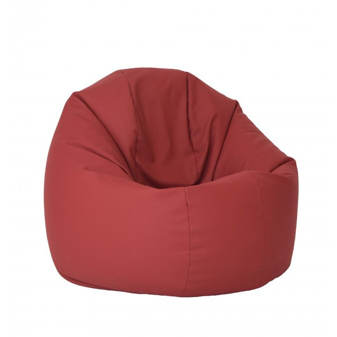 Fotoliu (Mediu) Relaxo XL - Wine (GAMA PREMIUM PU) umplut cu perle polistiren (beanbag marca Pufrelax) Fabricat in Romania