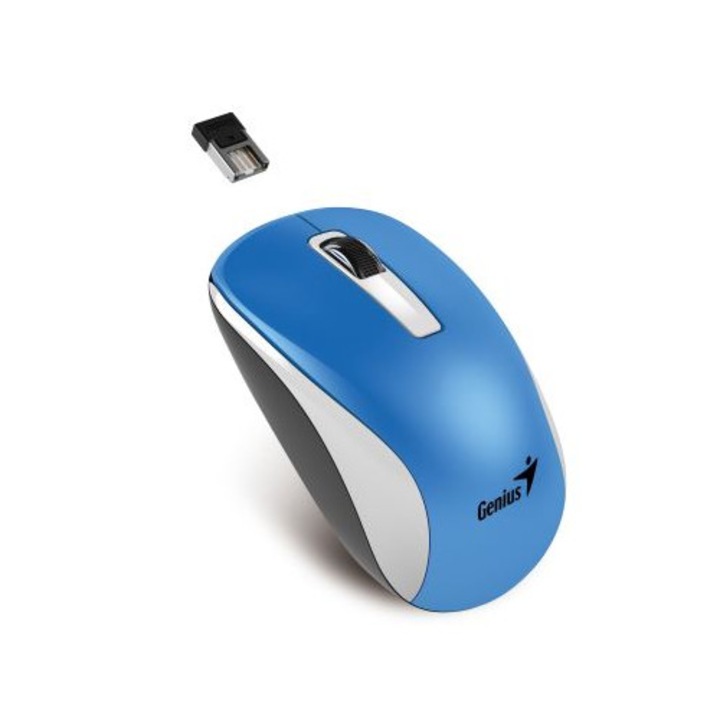 Мишка GENIUS безжична NX-7010 BlueEye 1600dpi, синя