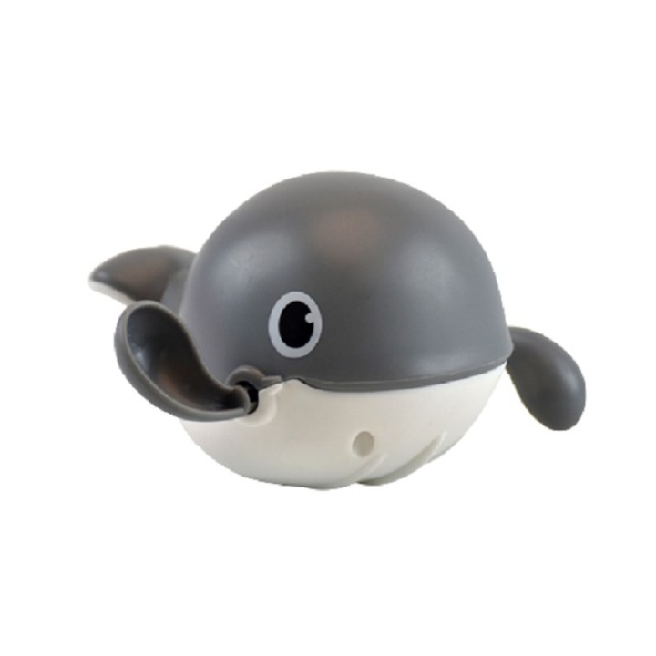 Сензорна играчка за баня, Сив кит, Stef's Cat, комплект 1 бр