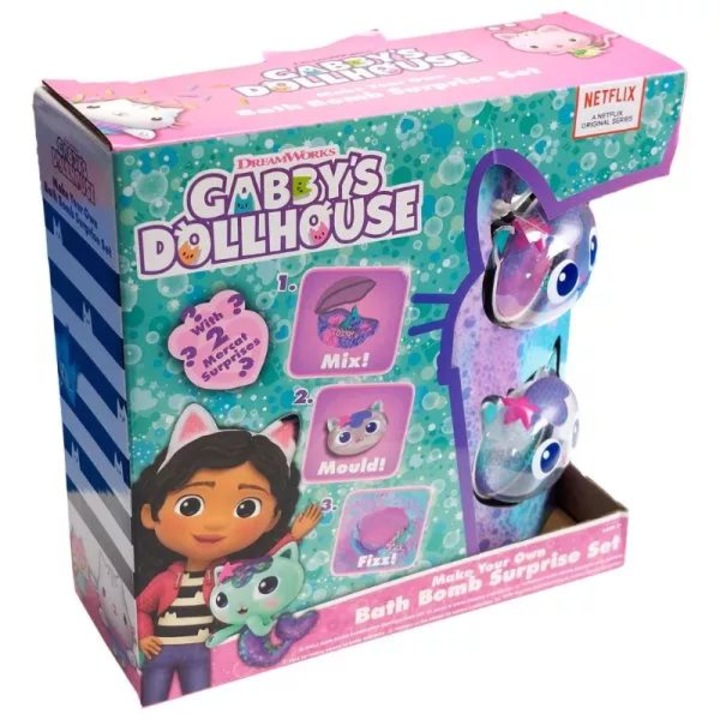 Комплект за правене на бомбички за вана Gabi's Dollhouse
