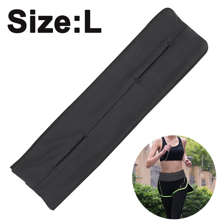 Unisex sport övtáska, derékpánt, vízálló, univerzális méret