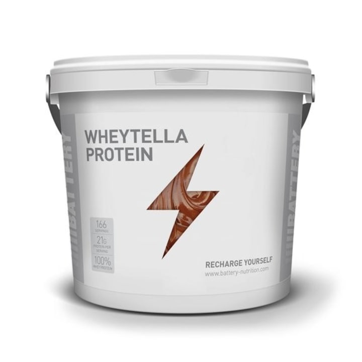 Хранителна добавка, Суроватъчен протеин, Battery Nutrition, Wheytella, 5.000kg, Хранителна добавка