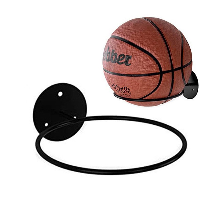 Suport perete baschet metalic, Sistem depozitare interior + design compact, Structura antiderapanta