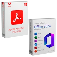 Licenta Office 2024 Professional Plus + Licenta Adobe Acrobat 2020, USB, Retail