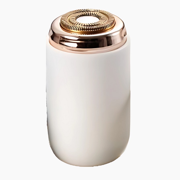 Macvi® Mini hordozható borotva, gyors és hatékony szőrtelenítés, USB-töltés, 60 perces akkumulátor-élettartam, fehér