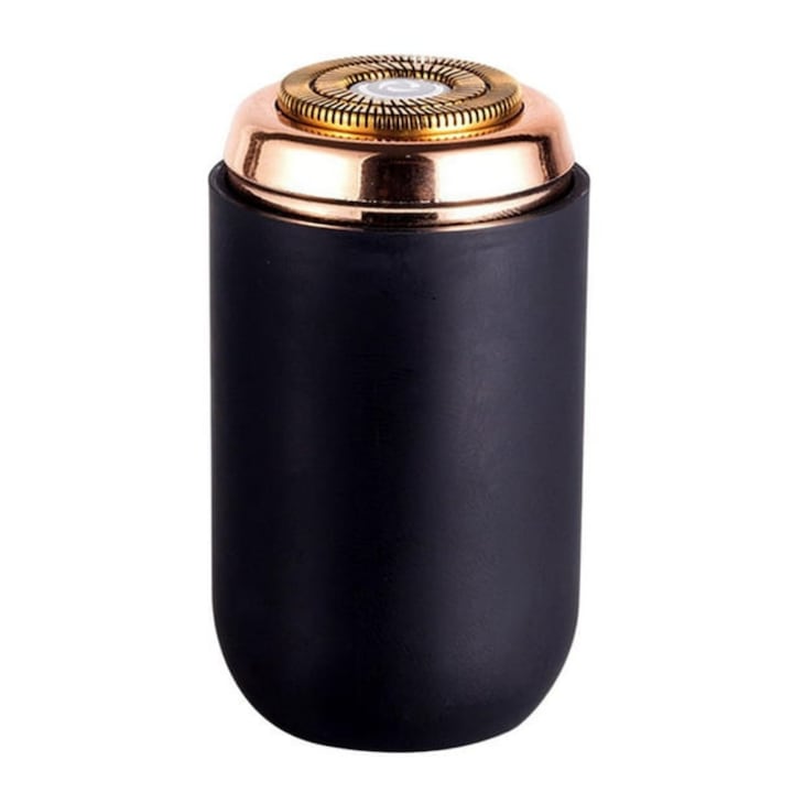 Самобръсначка Macvi® Mini, Бързо и ефикасно обезкосмяване, USB зареждане, 60 минути живот на батерията, Черен