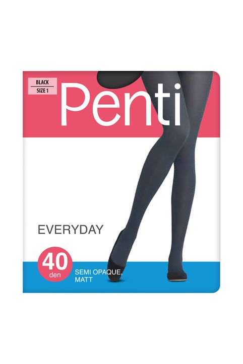 Női harisnyanadrág Penti Everyday Micro 40, fekete, 1-es méret