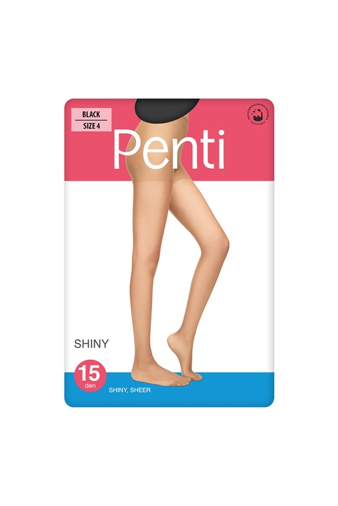 Дамски чорапогащник Penti Shiny, Черен