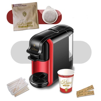 Kit 150 Paduri Klauss Pods/Monodoze Cafea 100% Arabica, 150 pahare, 150 pliculete zahar si 150 palete, ESE 44mm Kit 150 Paduri Klauss Pods/Monodoze Cafea 100% Arabica, 150 pahare, 150 pliculete zahar si 150 palete, ESE 44mm