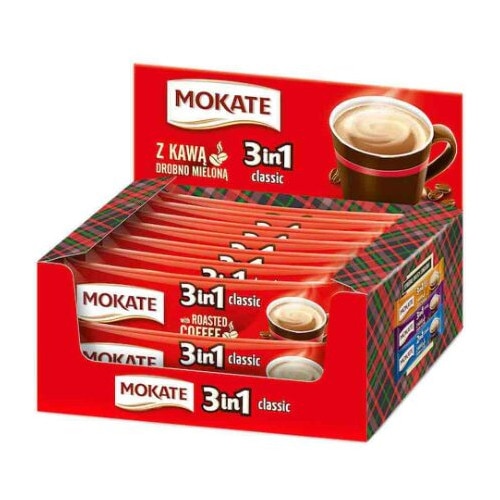 Cafea solubila 3 in 1 Classic Mokate 24 x 17 g