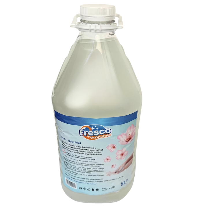 Хидратиращ течен сапун с алое, Fresco Economic, HoReCa, 5л
