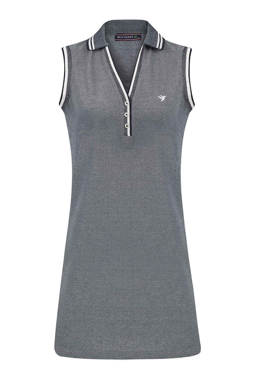 FELIX HARDY, Rochie mini fara maneci, Gri, S