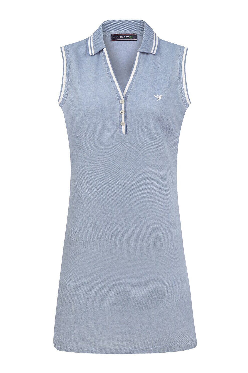 FELIX HARDY, Rochie mini fara maneci, Albastru prafuit, M