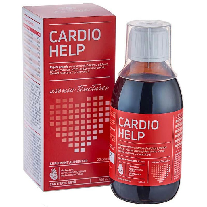 Cardio Help 200ml — o formula unica din 9 plante si superfructe care protejeaza inima si sistemul cardiovascular