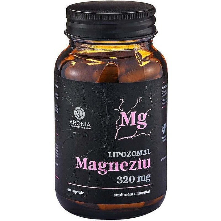 Magneziu Lipozomal la 320mg — 60 capsule cu capacitate de absorbtie de peste 99% in organism