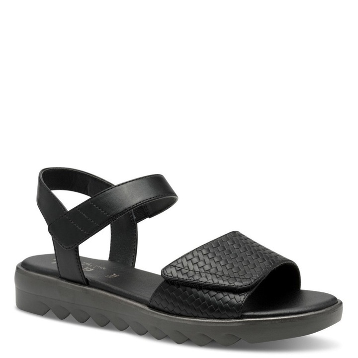 Jana Jana női tépőzáras fekete szandál 28265-42-001 07579