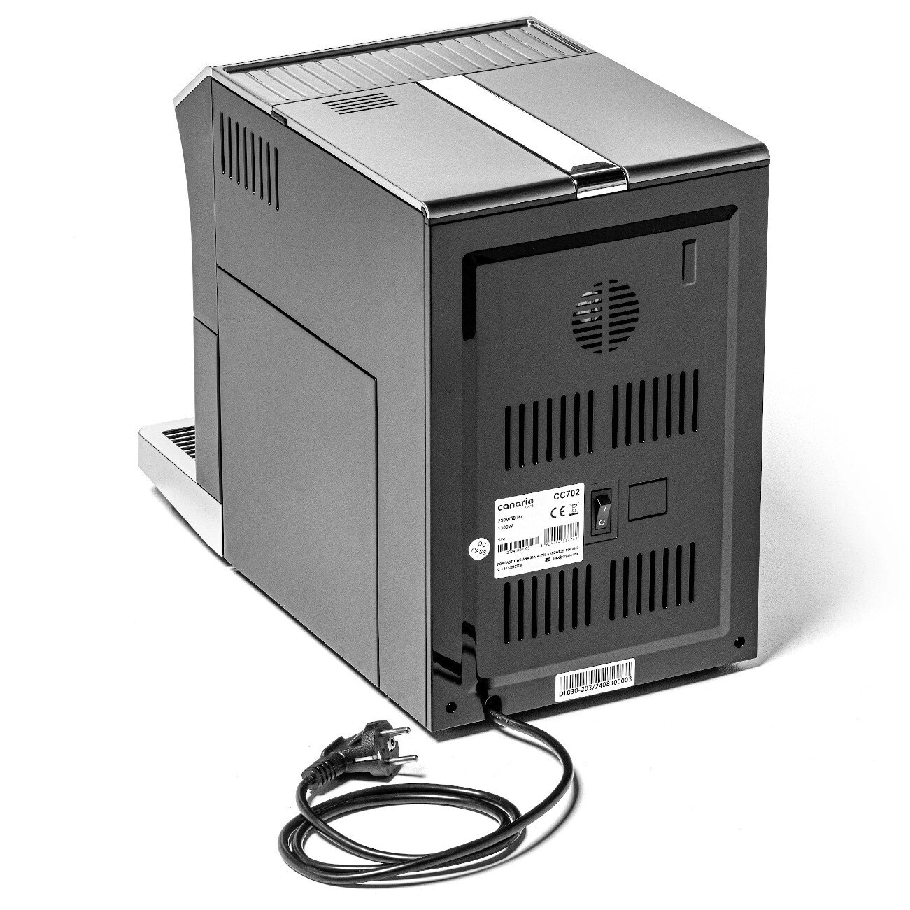 Aparat de cafea complet automat, Canario Cafe, Model CC702, Aparat de cafea profesional, Usor de utilizat, Curatare automata, Performanta ridicata