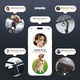 Dispozitiv Anti-Pierdere STADIS™ T11-Pro, Compatibil iPhone, cu Localizare GPS Tracker, Acoperire Globala, Bluetooth, Aplicatie FindMy, pentru Copii, Batrani, Animale de Companie, Chei, Bagaje, cu Baterie inclusa, Suport din Silicon inclus, Negru