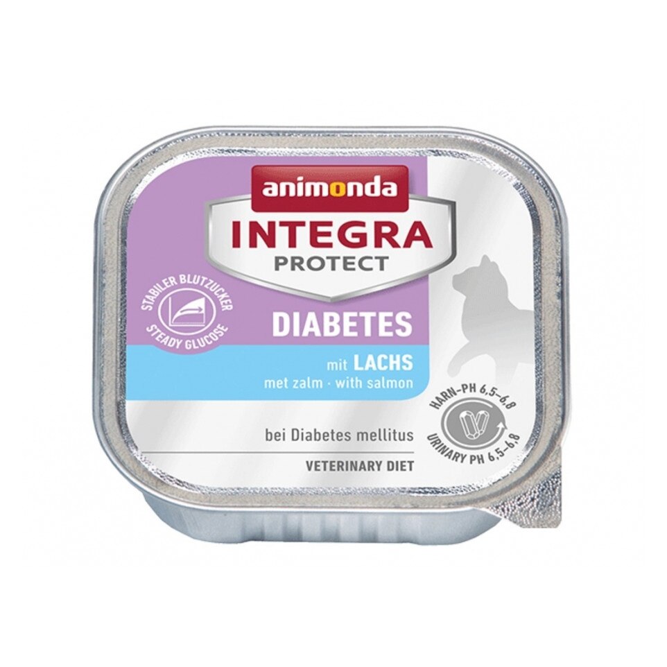Hrana pentur pisici Integra Protect Diabetic Somon 100 GR