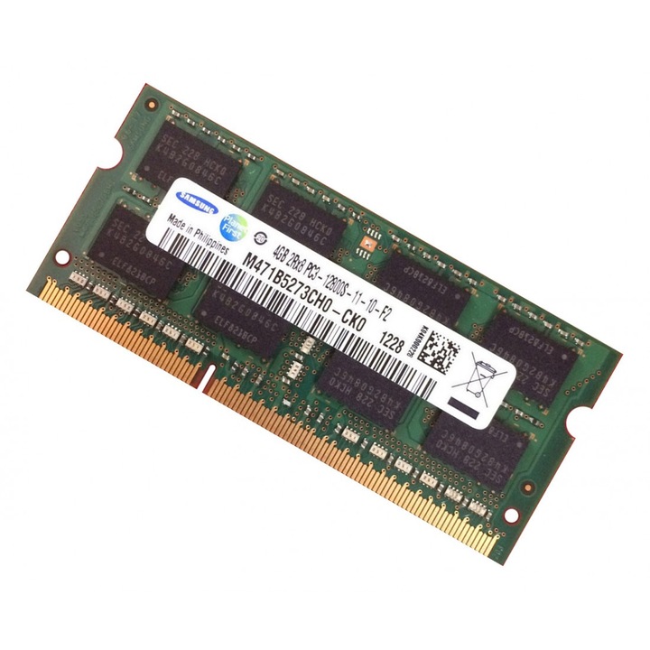 Memorie RAM 4 GB sodimm ddr3, 1600 Mhz, SAMSUNG original, pentru laptop