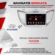Navigatie Hyundai Tucson IX35 ( 2015 - 2018 ) dedicata Android si Carplay, MaxTech®, ecran de 9'' QLED, 8 GB RAM 128 GB ROM, DSP, EQ, RDS, functii Sim 4G, GPS, WIFI, Bluetooth, Youtube, Waze