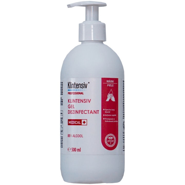 Gel dezinfectant maini, 500 ml Klintensiv 500 ml