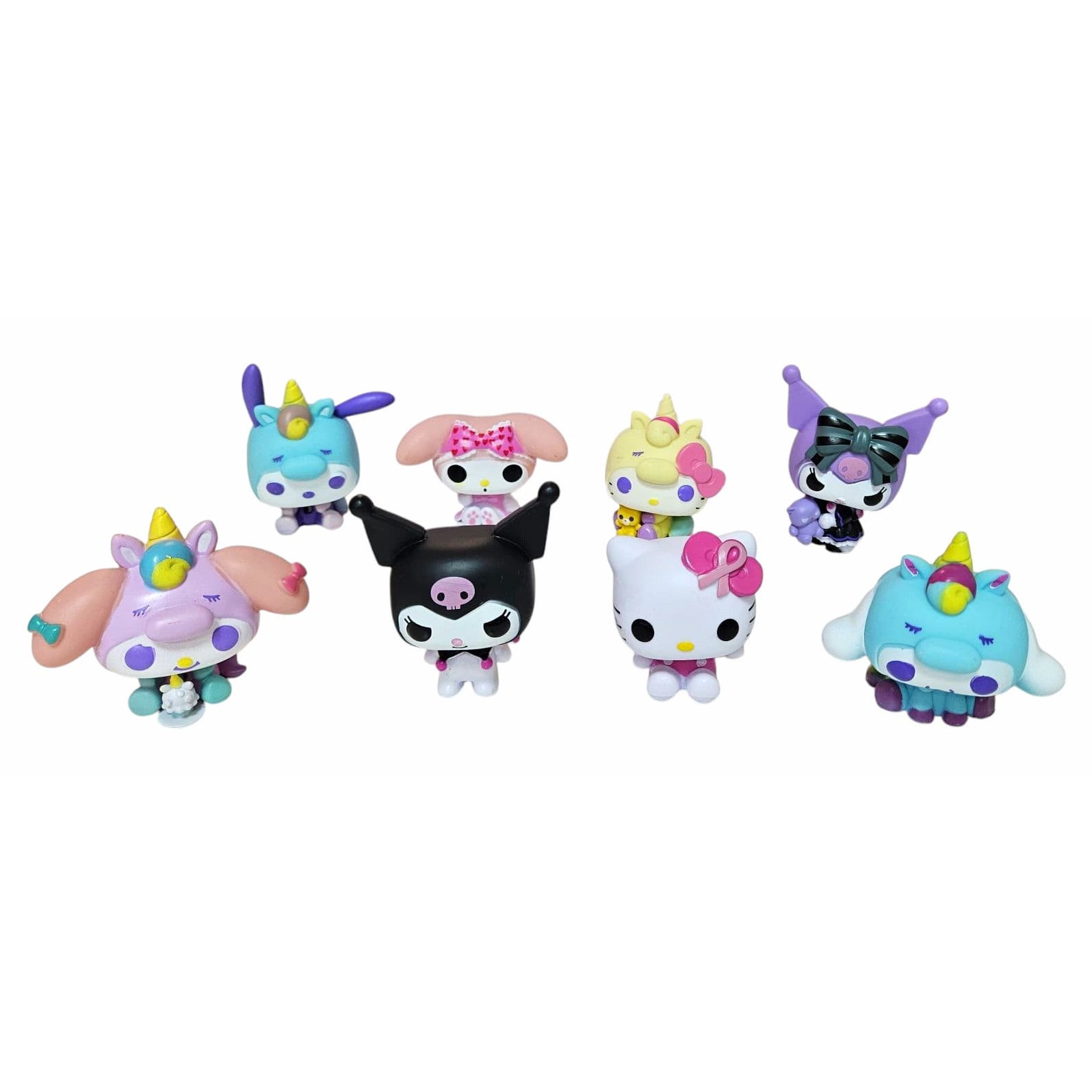 Set 4 Figurine Hello Kitty and friends, Hello Kitty, multicolor, 6