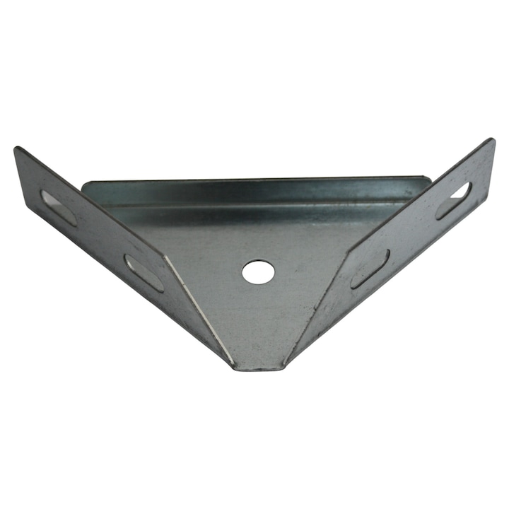 Set 4 coltare metalice pentru paturi, 90x150 mm/ colt 10 mm- Model N, otel zincat