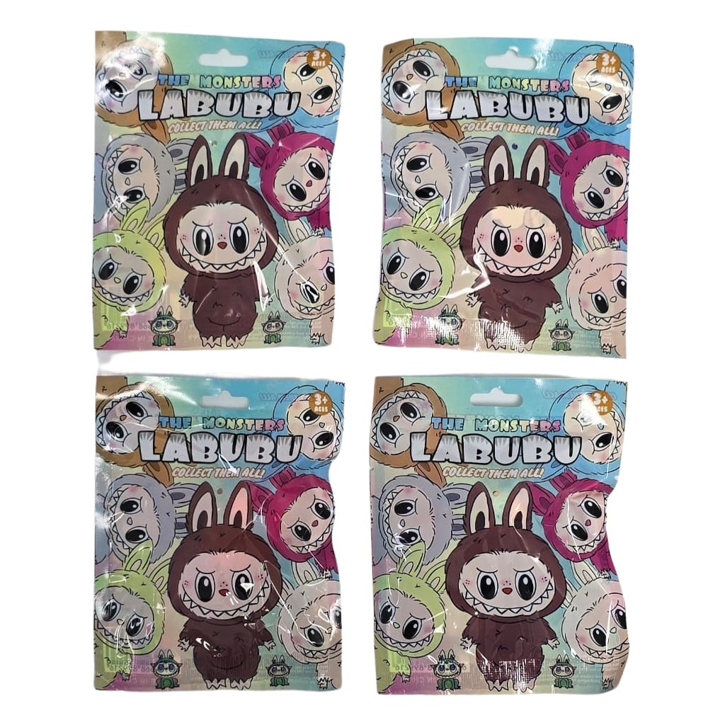 LABUBU THE MONSTERS 4点セット Set 4 Figurine Surpriza, The Monsters Labubu, multicolor, 5