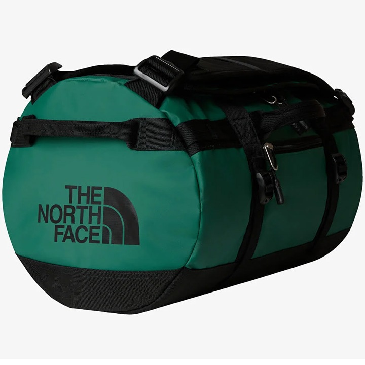 Geanta sport tip rucsac The North Face Base Camp Duffel XS, verde