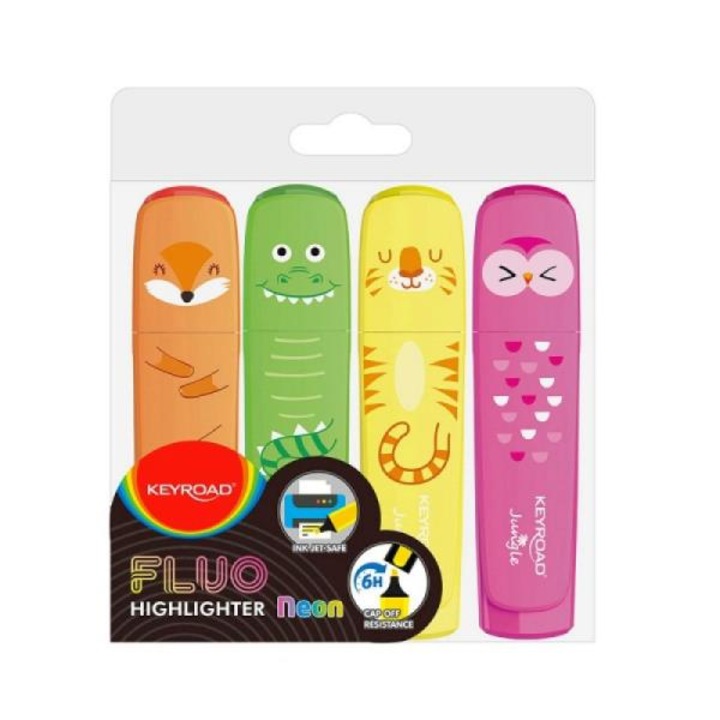 Fluo Jungle lámpatest, 4 színű, Tok, KEYROAD