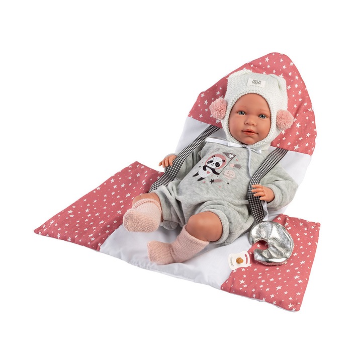Llorens baba, Mimi űrbabahordozóval, hangokkal, 42 cm