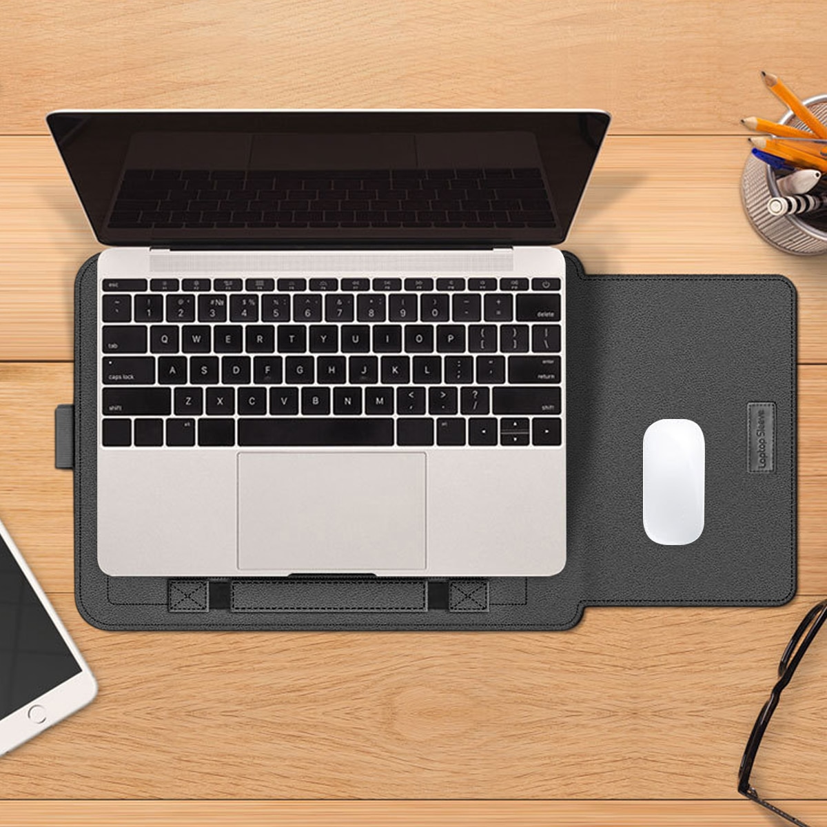 Carcasa protectoare ultra-subtire pentru laptop Fokelyi, set complet, gri, 13/14 inch