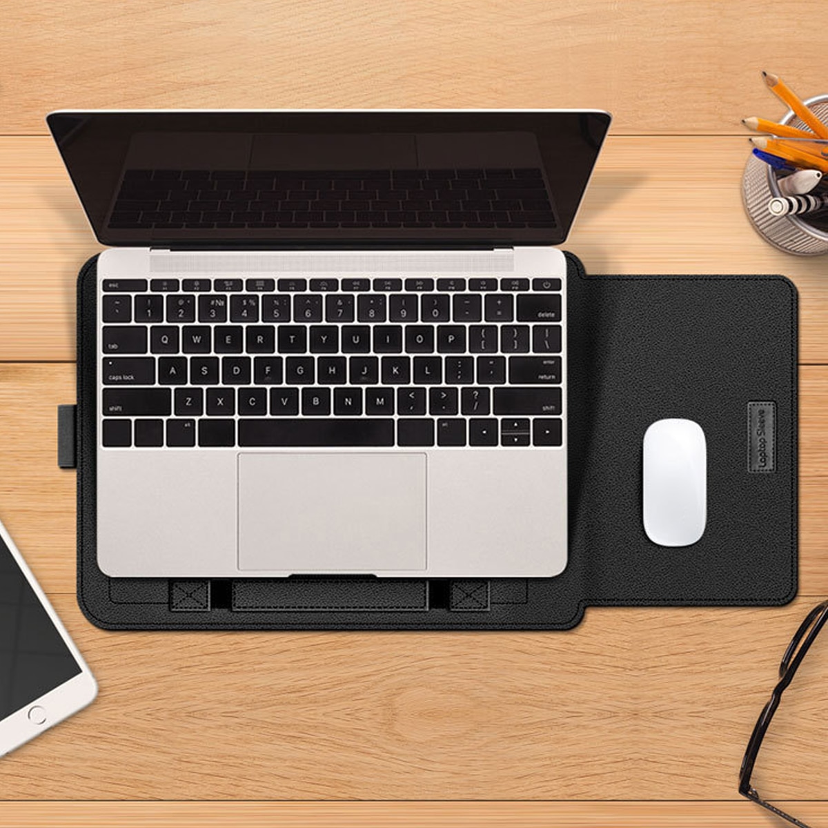 Husa interna pentru laptop compatibil 13/14/15.4/15.6/16/16.1 inch, protector ultra-subtire pentru MacBook Pro/Air, negru, model 0807BM-BSTA00007465-7