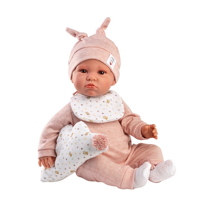 Кукла Llorens, Луна, с възглавница, със звуци, 45 см