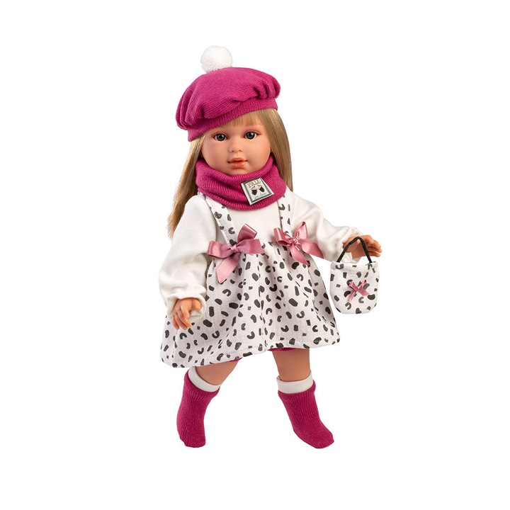 Papusa Llorens, Martina, cu gentuta, 40 cm